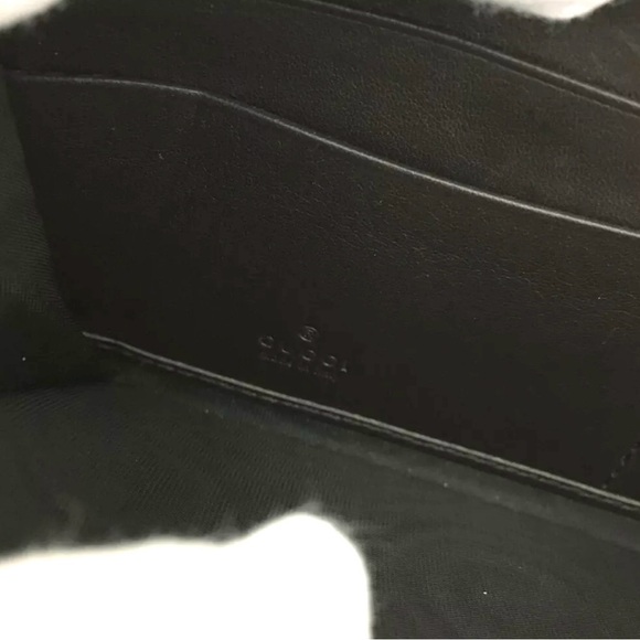 🏆💎💯 GUCCI Interlocking G GG Logo Canvas Leather Zip Around Long Wallet/ - Picture 7 of 7
